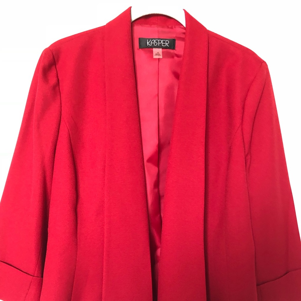 Kasper Red Blazer